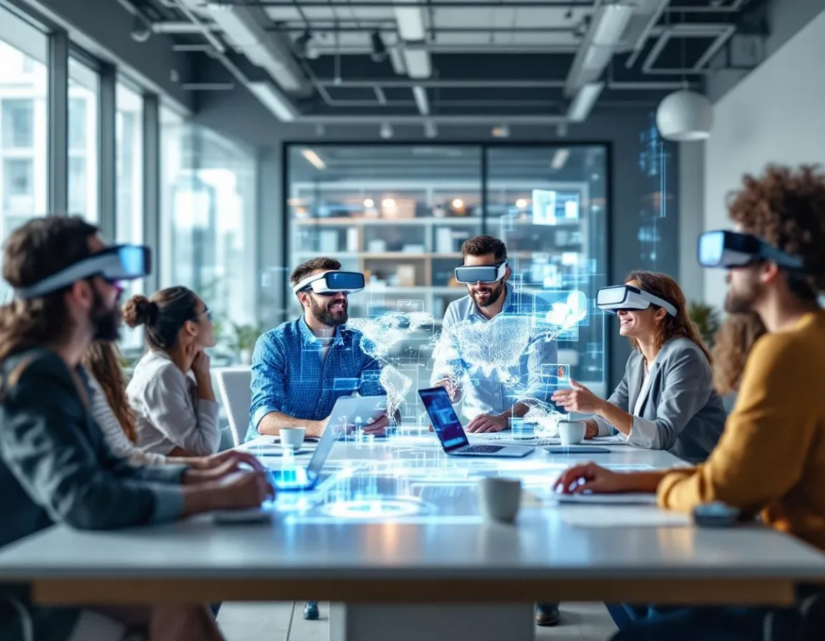 La réalité mixte dans les espaces de travail collaboratifs